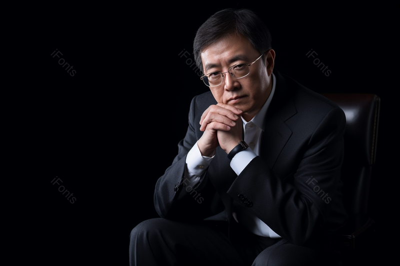 中年男性企业家思考特写,高清,摄影图,摄影图片,图片大全,摄影图免费下载